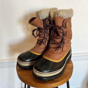 Sorel Women's Caribou Waterproof Winter / Snow Boot Cinnamon NL1005-281 Size 9